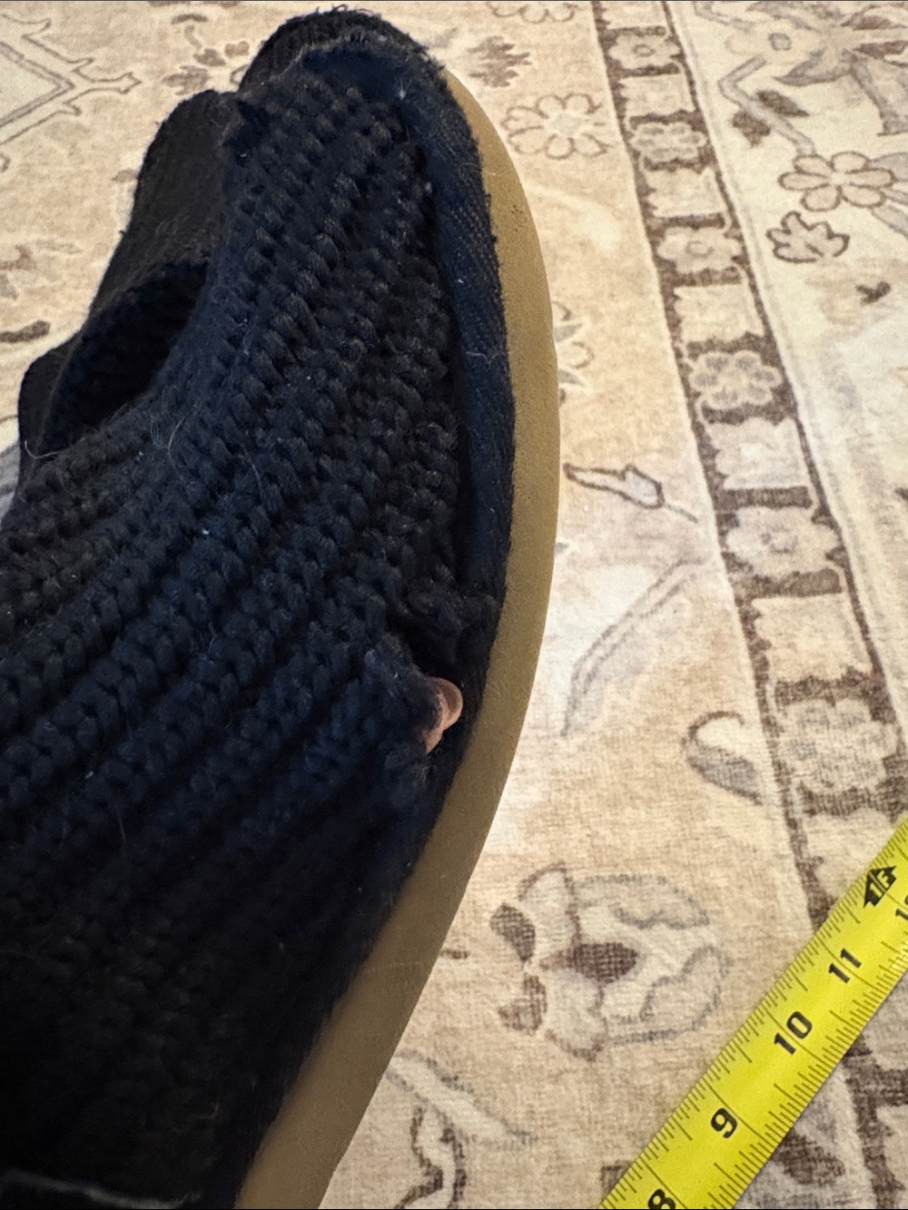 Ugg Black Knit Mid Calf Womens Boot - Picture 3 of 10